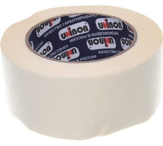 Малярная клейкая лента Unibob 50 мм х 50 м 212496 28139