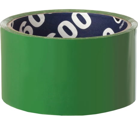 Упаковочная клейкая лента UNIBOB зеленая 48 мм х 24 м, 45 мкм 214939