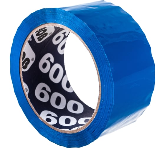 Упаковочная клейкая лента UNIBOB 600 синяя 48 мм х 66 м 214934