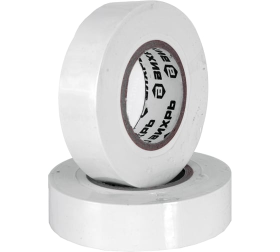 Изолента Вихрь 20 м x 19 мм, белая 73/3/3/5