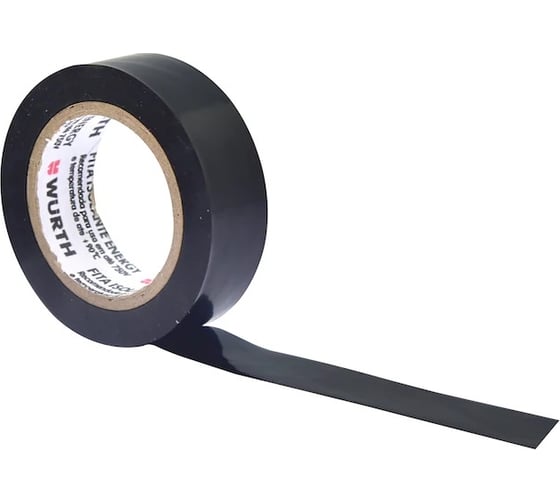 Изолента Wurth PVC BLACK 18 мм х 20 м х 0.13 мм 1985182001092 1
