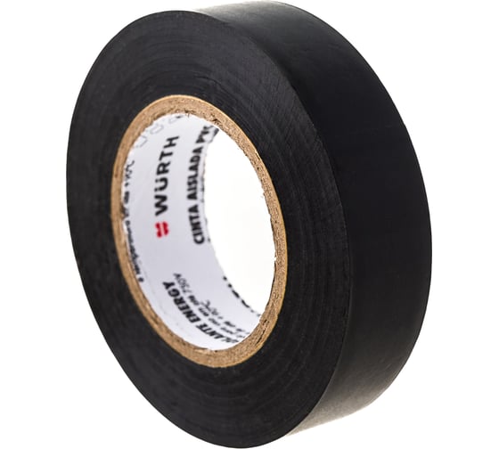 Изолента Wurth PVC BLACK 18 мм х 20 м х 0.13 мм 1985182001092 1