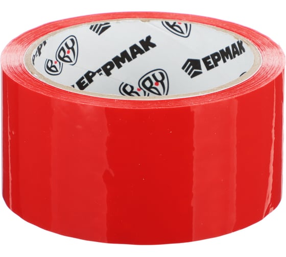 Клейкая лента ЕРМАК красная, 48 мм, 50 м 901-100