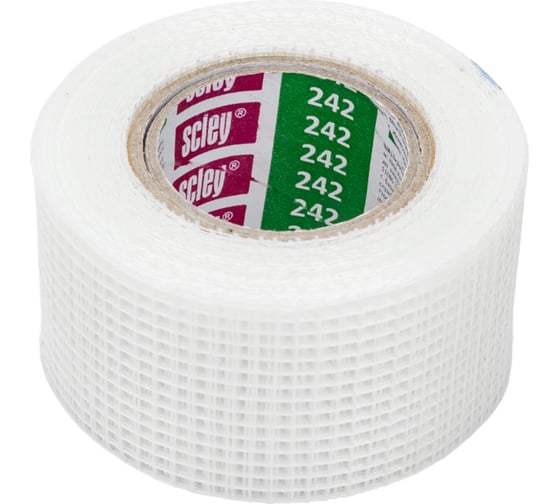 Лента для трещин SCLEY серия 242, из стекловолокна, 50 мм х 20 м 0350-425020