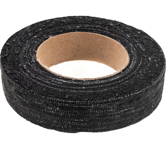 Изолента ОНЛАЙТ OIT-H20-10/BL ХБ, черная, 125 г, 0,35х20 мм, 10 м 61153