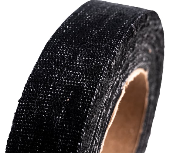 Изолента ОНЛАЙТ OIT-H20-10/BL ХБ, черная, 125 г, 0,35х20 мм, 10 м 61153