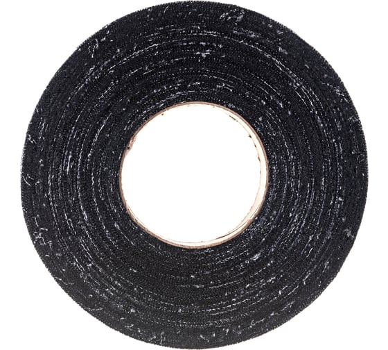 Изолента ОНЛАЙТ OIT-H15-20/BL ХБ, черная, 200 г, 0,35х15 мм, 20 м 61160 1