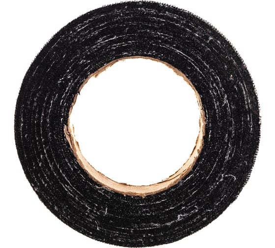 Изолента ОНЛАЙТ OIT-H15-10/BL ХБ, черная, 100 г, 0,35х15 мм, 10 м 61152