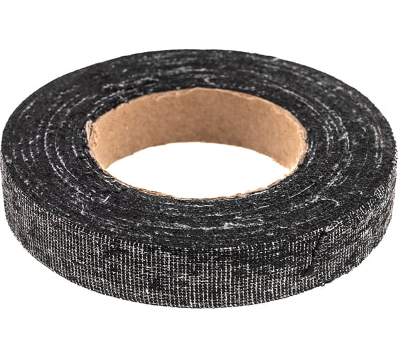 Изолента ОНЛАЙТ OIT-H15-10/BL ХБ, черная, 100 г, 0,35х15 мм, 10 м 61152