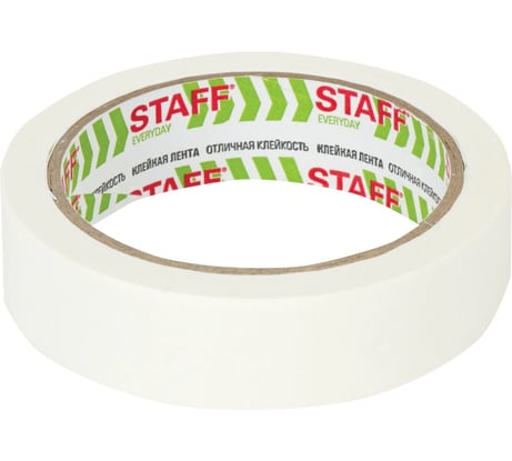 Клейкая лента STAFF малярная, креппированная 25 мм x 25 м  229058