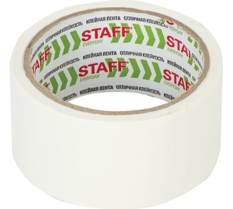 Клейкая лента STAFF малярная, креппированная, 48 мм x 20 м 229057