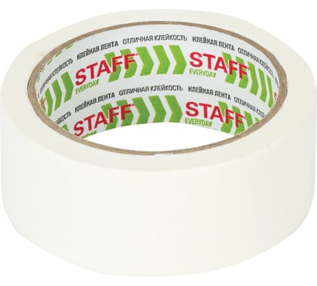 Клейкая лента STAFF малярная креппированная, 38 мм x 25 м 229059