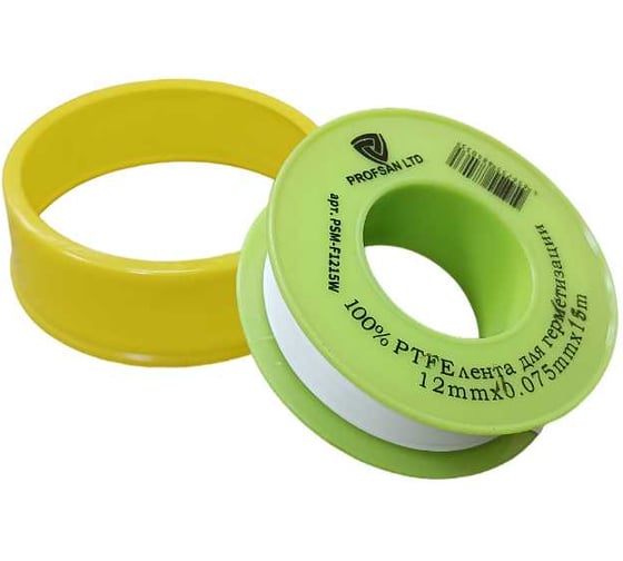 Лента фум Профсан ПСМ 12x0,75 мм, 15 м, белая PSM-F1215W 1