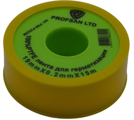 Лента фум Профсан ПСМ 12x0,75 мм, 15 м, белая PSM-F1215W