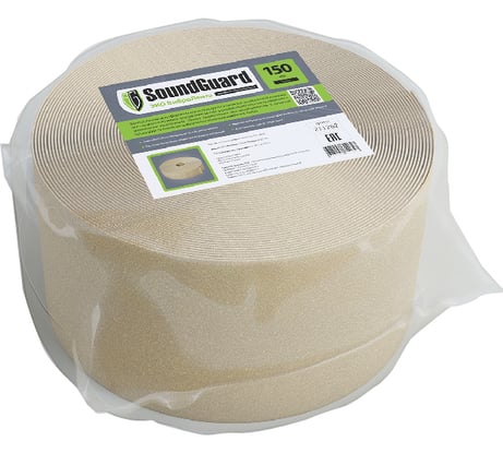 Демпферная виброгасящая лента SoundGuard Эко ВиброЛента (20 м, 150 мм, 3,5 мм) 211225