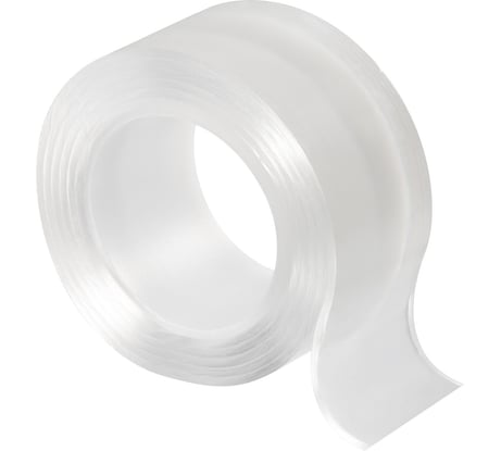 Нано-лента клейкая двусторонняя PARK многоразовая, прозрачная, усиленная, 1 м 108113