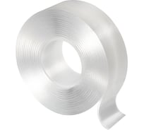 Нано-лента клейкая двусторонняя PARK многоразовая, прозрачная, усиленная, 3 м 108115