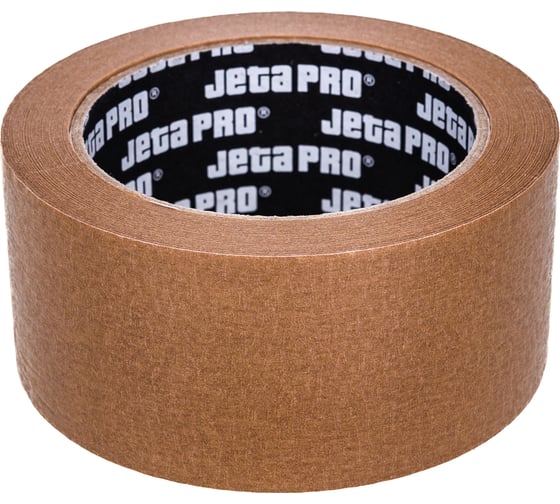 Маскирующая лента Jeta PRO BROWN 80С-30мин, коричневая, 50ммx40м 58180/50