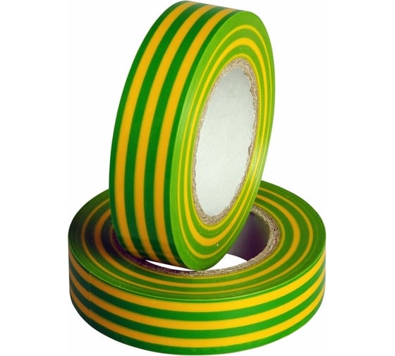Изолента VKL electric 0,15х15 мм 10 м желто-зеленый 1005000 1