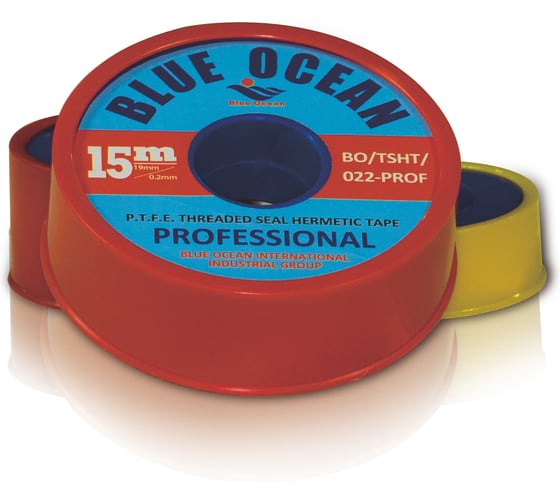 ФУМ-лента Blue Ocean 19мм х 0,2мм х 15м BO/TSHT/022