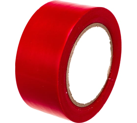 ПВХ лента для разметки Mehlhose GmbH толщина 150 мкм, цвет красный, 50 мм х 33 м KMSR05033