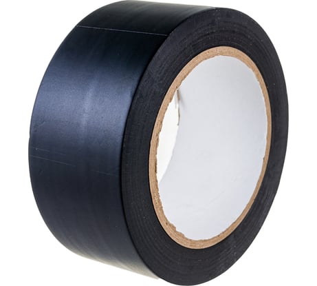 ПВХ лента для разметки Mehlhose GmbH толщина 150 мкм, цвет черный 50 мм х 33 м KMSS05033