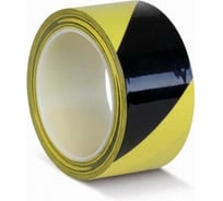 ПВХ лента ОПП для разметки Mehlhose GmbH толщина 190 мкм, цвет желто-черный 50 мм х 33 м KMLW05033