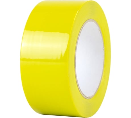 ПВХ лента ОПП для разметки Mehlhose GmbH толщина 190 мкм, цвет желтый 50 мм х 33 м KMLG05033