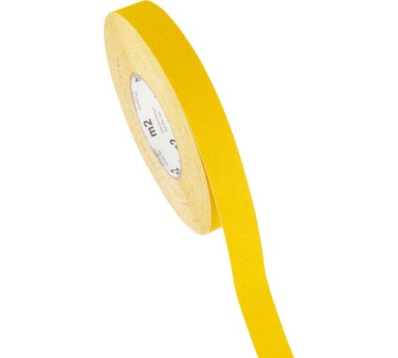 Противоскользящая лента Mehlhose GmbH цвет желтый, 25 мм х 18, 3м M1GR025183