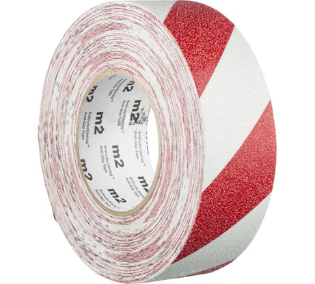 Противоскользящая лента Mehlhose GmbH цвет красно-белый, 50 мм х 18,3 м M1YR050183