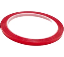 Клейкая двусторонняя акриловая лента YARBOLY 3М 5 мм х 5 м, RED 3M5MM5MRD
