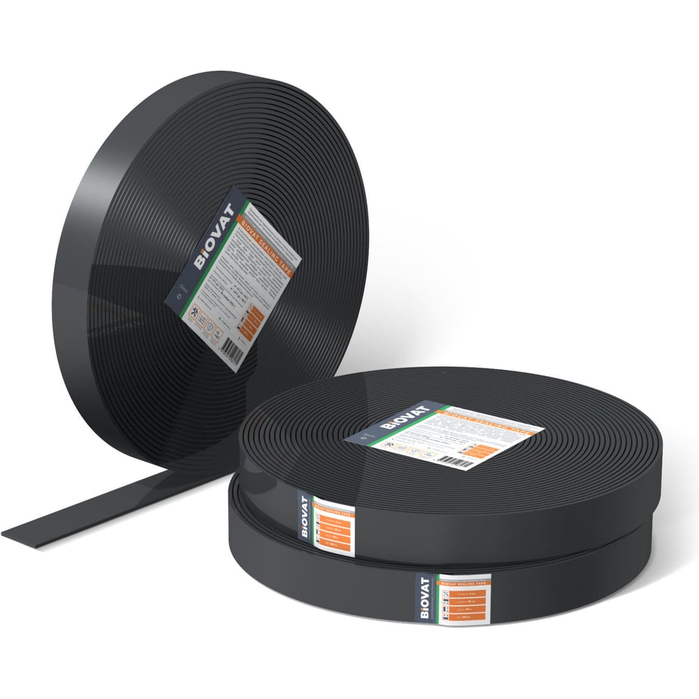 Лента уплотнительная самоклеящаяся BIOVAT SEALING TAPE BV052 - выгодная ...