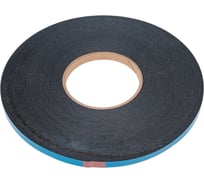 Двусторонняя клейкая лента Биком на вспененной основе, черная, 9 мм, 25 м, толщина 1 мм 345749