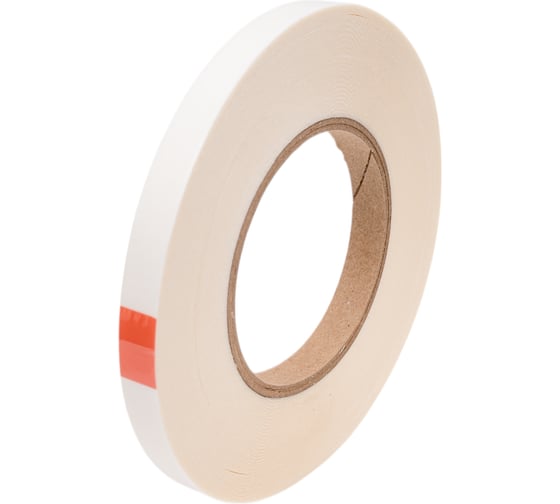 Двусторонняя клейкая лента Биком на нетканой основе, 9 мм, 50 м, толщина 160 мкм 345755