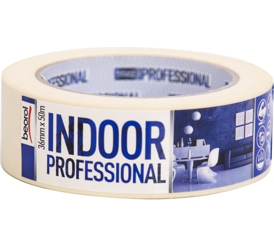 Малярная лента BEOROL Professional 36 мм х 50 м 206356