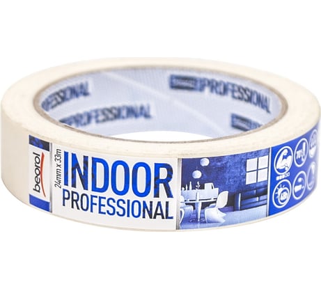 Малярная лента BEOROL Professional 24 мм х 33 м 206352