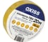 Изолента ПВХ Oxiss 130 мкм 19мм х20м, жёлтая 4630025424596 1