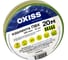 Изолента ПВХ Oxiss 150 мкм 15мм х20м, жёлто-зеленая 4630025424954 1