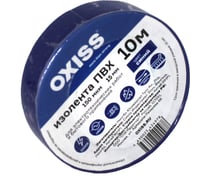 Изолента ПВХ Oxiss 150 мкм 15мм х10м, синяя 4630025424695