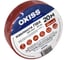 Изолента ПВХ Oxiss 150 мкм 19мм х20м, красная 4630025425012 1