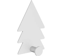 Крючок Kleber из нержавеющей стали, FOREST белый, на липкой ленте KLE-MF-44W