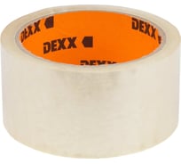 Лента клеящая упаковочная DEXX прозрачная, 40 мкм, 48 мм х 20 м 12055-50-20_z01