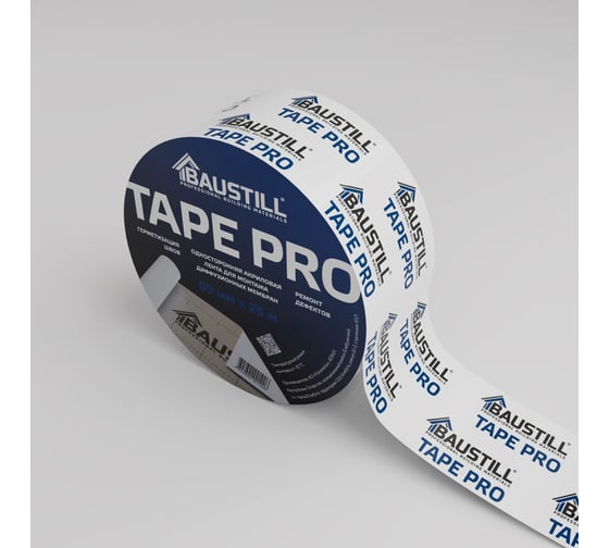 Односторонняя акриловая лента Baustill TAPE PRO 60ммх25м 4604692001206
