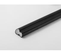 Уплотнитель без маркировки для окон и дверей KOMFORT москитные системы Schlegel ПВХ QL-9646 черный, 5 м УБМ03287