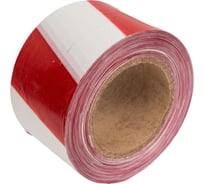 Лента сигнальная SAMGRUPP 75 мм./200 м. красно-белая SR-069075200