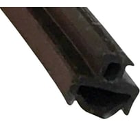 Уплотнитель для алюминиевых окон KOMFORT москитные системы Alutech FRK 07 черный, 4 м ППА001