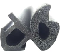 Уплотнитель для окон и дверей ПВХ KOMFORT москитные системы REHAU RAUCELL черный EPDM, 12 м УРЧ04038