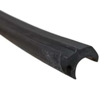 Уплотнитель под штапик KOMFORT москитные системы ЭТ-232 чёрный, ТЭП, 10 м УПШ5949