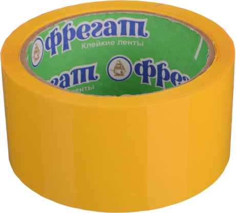 Упаковочная лента Фрегат 48 мм х 50 м, 43 мкм, желтая СЦ4850Ж