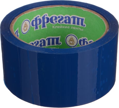 Упаковочная лента Фрегат 48 мм х 50 м, 43 мкм, синяя СЦ4850С